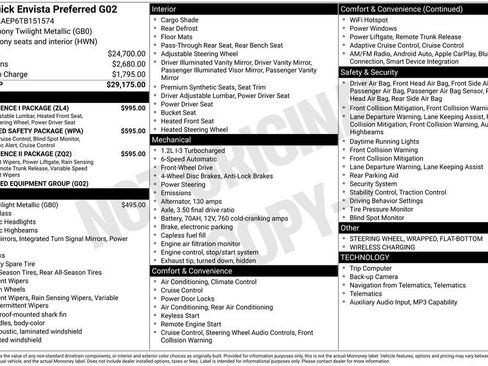 New 2026 Buick Envista Preferred w/ Convenience I Package image 44