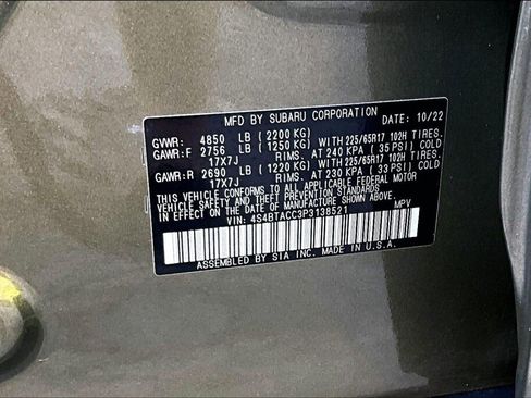 Certified 2023 Subaru Outback Premium AWD/4WD image 19