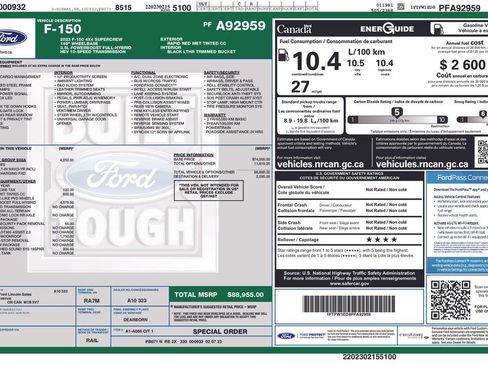 Used 2023 Ford F150 Lariat w/ Equipment Group 502A High AWD/4WD image 20