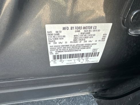 Certified 2022 Ford Explorer XLT w/ Equipment Group 202A image 31