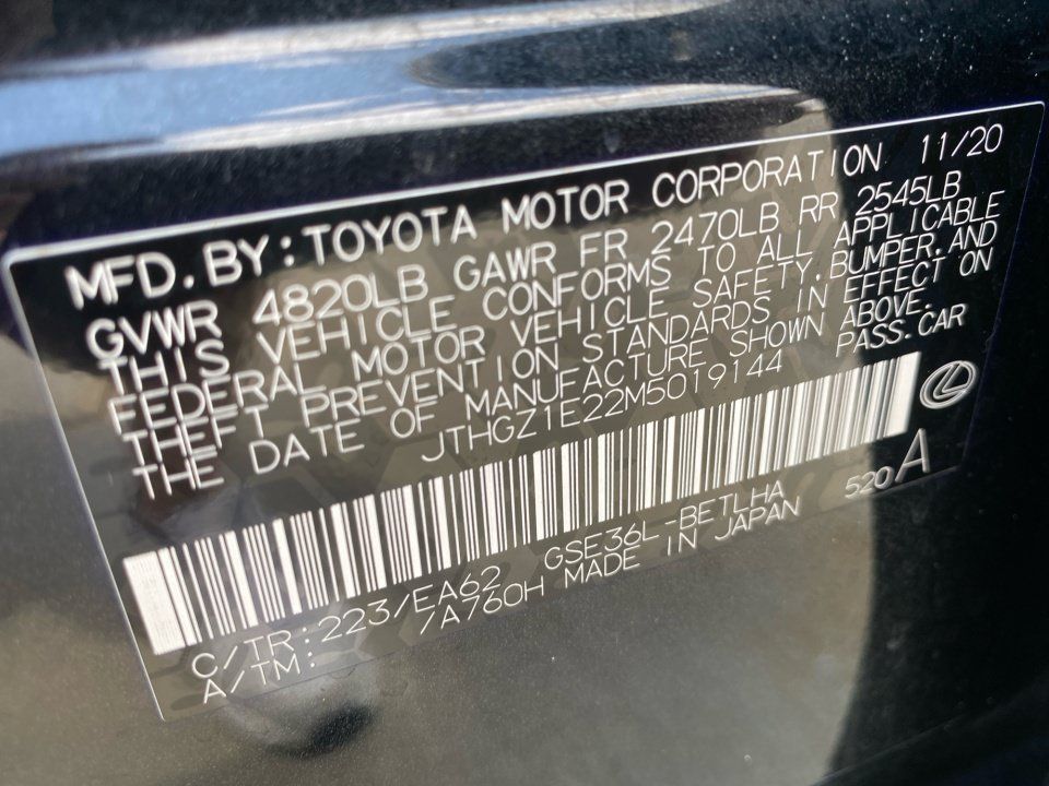 Used 2021 Lexus IS 350 F Sport w/ Accessory Package 2 AWD/4WD image 39