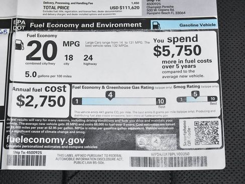 Used 2023 Porsche Panamera Platinum Edition image 64