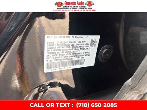 Used 2019 Honda Passport Touring image 28