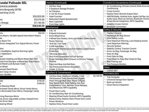 Used 2020 Hyundai Palisade SEL image 45