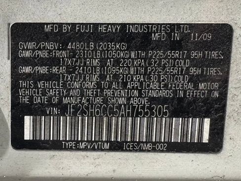 Used 2010 Subaru Forester 2.5X Premium AWD/4WD image 13