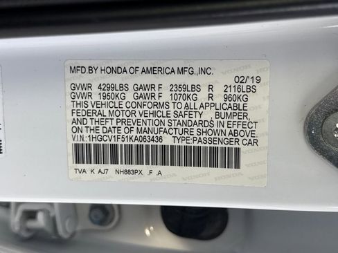 Used 2019 Honda Accord EX-L image 30