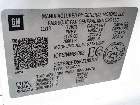 Used 2019 GMC Sierra 1500 AT4 image 30