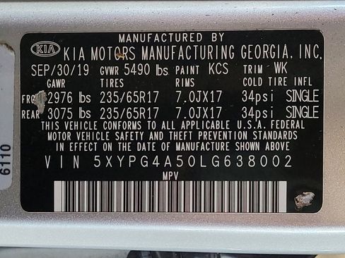 Used 2020 Kia Sorento FWD V6 image 33