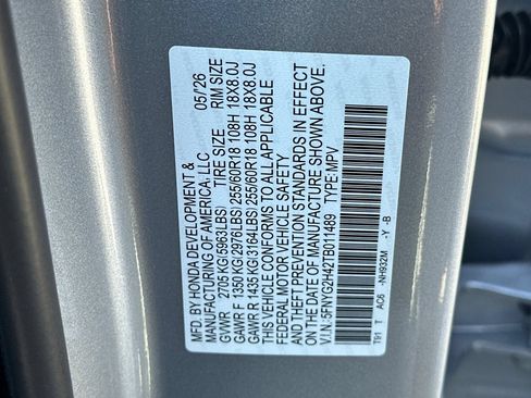 New 2026 Honda Pilot EX-L image 34