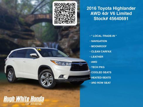 Used 2016 Toyota Highlander Limited image 7