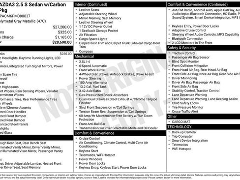 Used 2023 MAZDA MAZDA3 s image 26