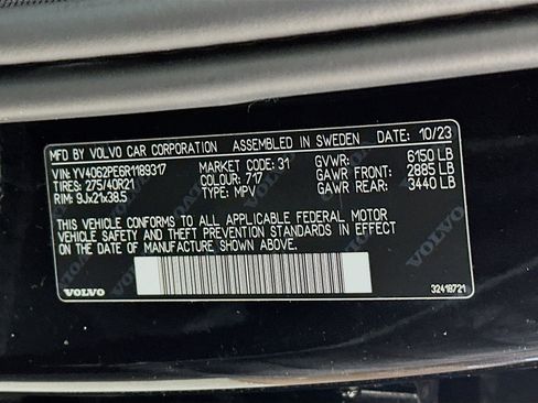 Used 2024 Volvo XC90 B6 Plus w/ Protection Package Premier image 34