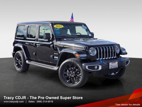 Used 2022 Jeep Wrangler Unlimited Sahara 4xe image 1