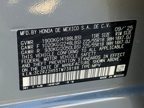 Certified 2026 Honda HR-V Sport image 32