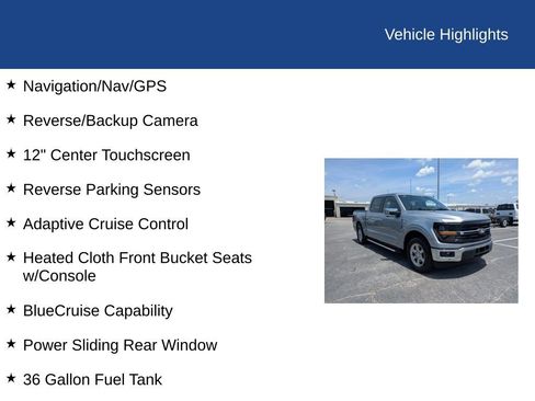 Certified 2024 Ford F150 XLT w/ Equipment Group 302A MID RWD image 32