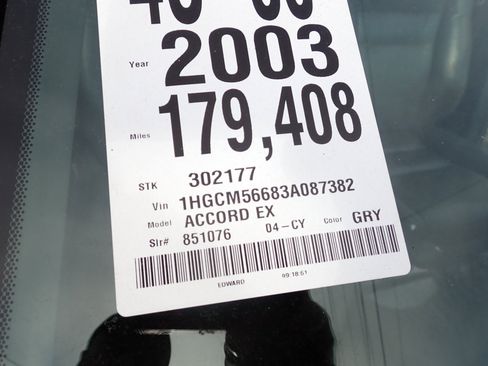 Used 2003 Honda Accord EX image 36