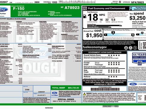 Used 2022 Ford F150 XLT w/ Equipment Group 302A High image 4