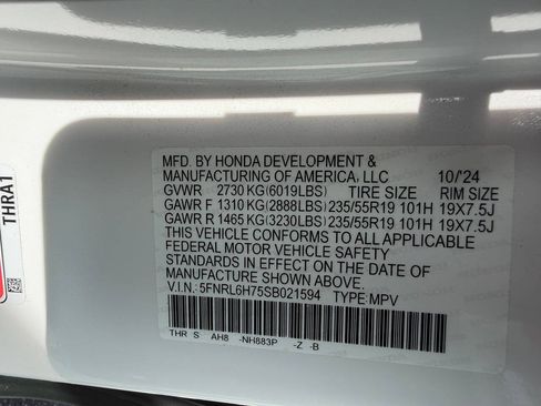 Used 2025 Honda Odyssey Sport-L image 11