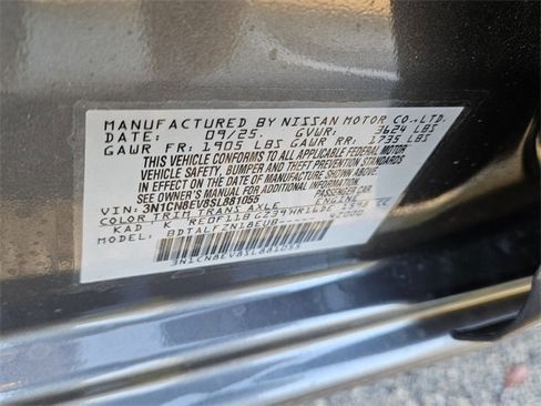 New 2025 Nissan Versa SV w/ Trunk Package image 17