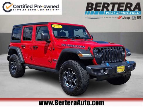 Used 2022 Jeep Wrangler Unlimited Rubicon 4xe w/ Cold Weather Group AWD/4WD image 1
