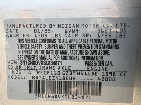 Used 2025 Nissan Versa S FWD image 29