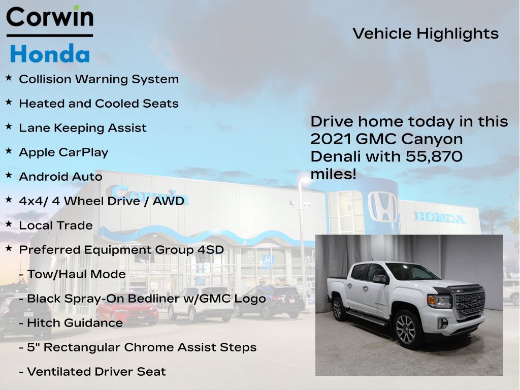 Used 2021 GMC Canyon Denali AWD/4WD image 6