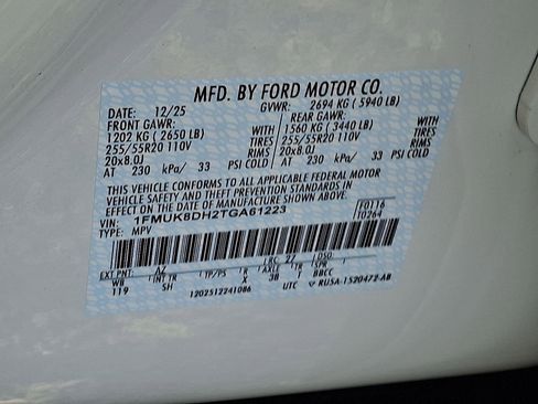 New 2026 Ford Explorer Active w/ Active Comfort Package image 17