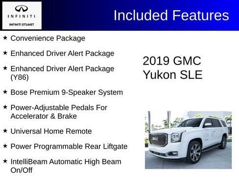 Used 2019 GMC Yukon SLE w/ Convenience Package image 2