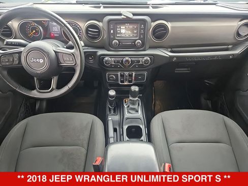 Used 2018 Jeep Wrangler Unlimited Sport S AWD/4WD image 16