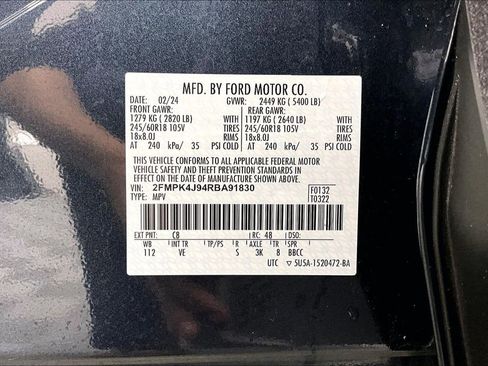 Certified 2024 Ford Edge SEL w/ Convenience Package AWD/4WD image 35