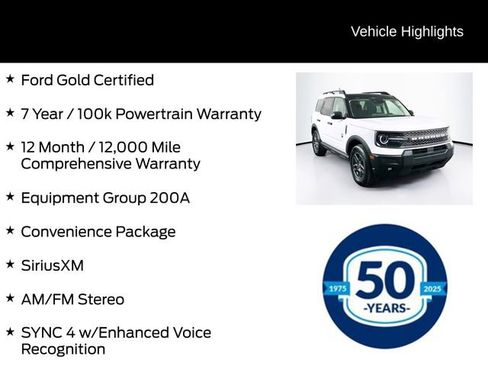 Certified 2025 Ford Bronco Sport Big Bend w/ Convenience Package image 6