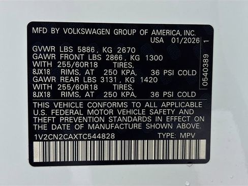 New 2026 Volkswagen Atlas Peak Edition AWD/4WD image 34