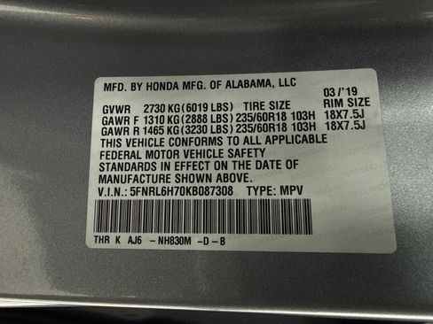 Used 2019 Honda Odyssey EX-L image 51