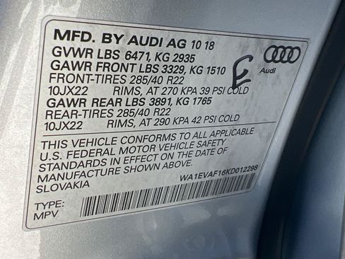 Used 2019 Audi Q8 Premium Plus AWD/4WD image 35