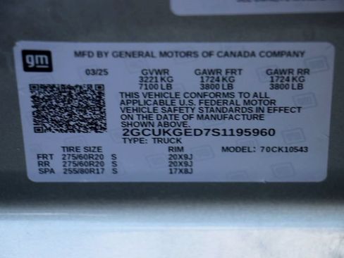 Used 2025 Chevrolet Silverado 1500 LTZ w/ LTZ Premium Package AWD/4WD image 43