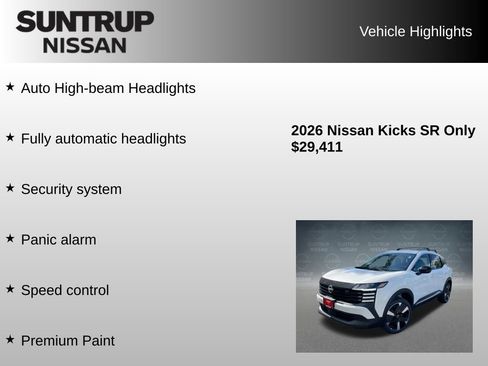Used 2026 Nissan Kicks SR w/ Cold Weather Package AWD/4WD image 38
