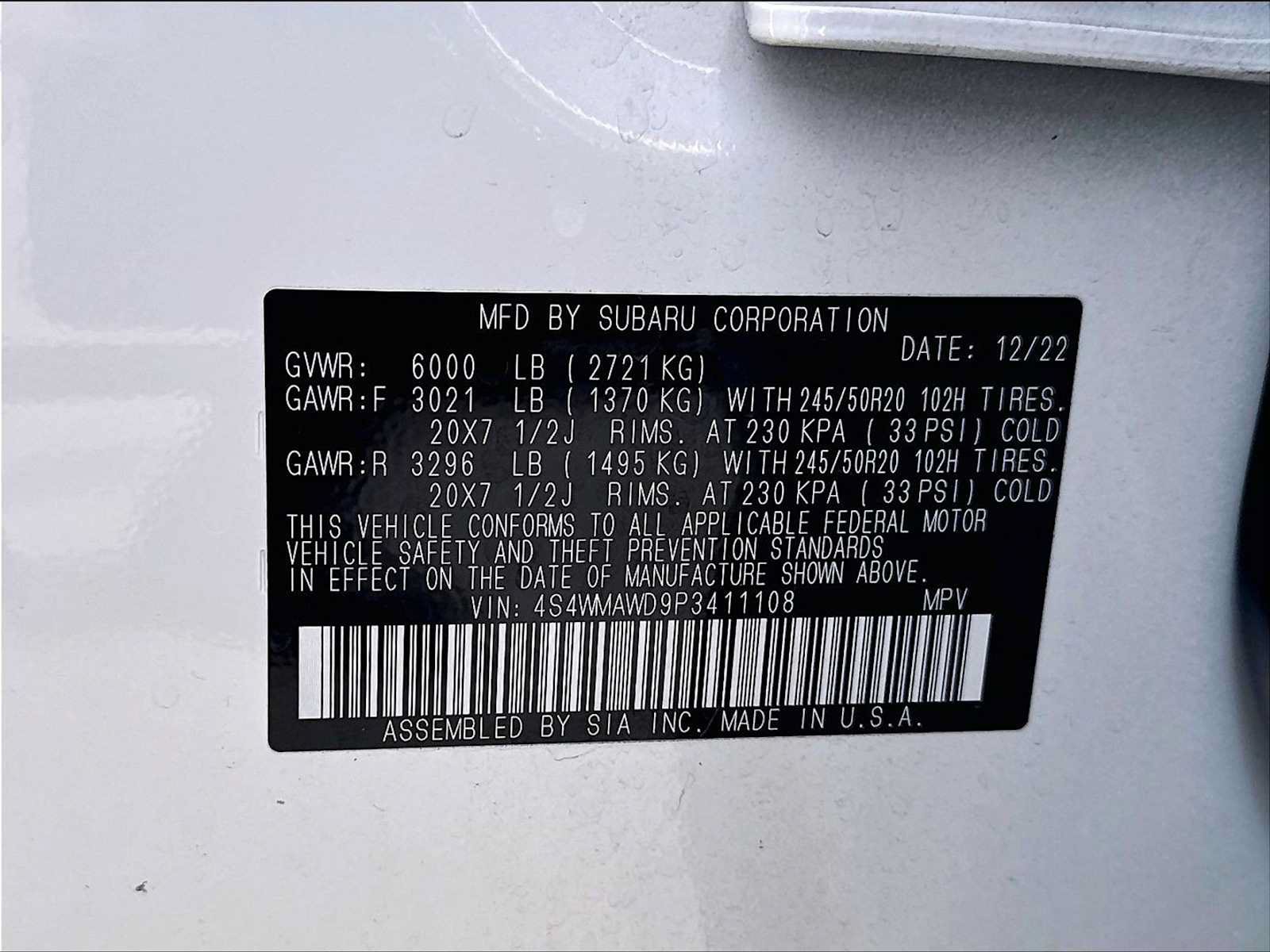 Used 2023 Subaru Ascent Touring AWD/4WD image 34
