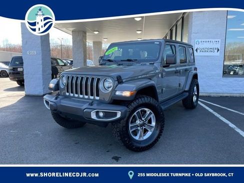Used 2020 Jeep Wrangler Unlimited Sahara w/ Cold Weather Group image 1