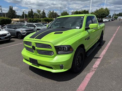 Used 2017 RAM 1500 Sport w/ Sublime Green Sport Package AWD/4WD image 3