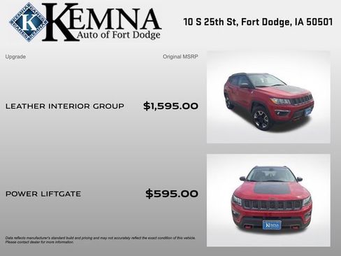 Used 2018 Jeep Compass Trailhawk w/ Leather Interior Group image 4