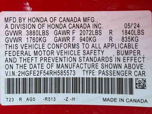 Used 2024 Honda Civic Sport image 40