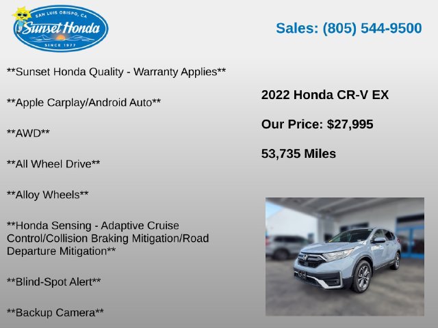 Used 2022 Honda CR-V EX image 5