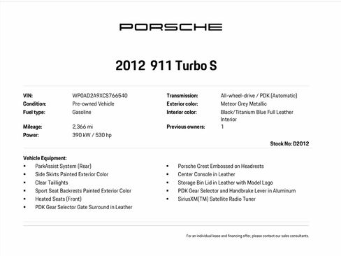 Used 2012 Porsche 911 Edition 918 Spyder image 13