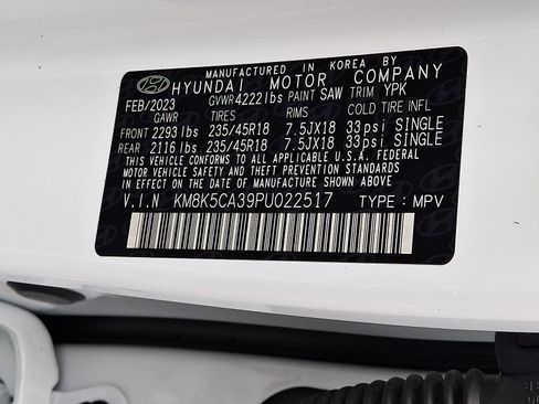 Used 2023 Hyundai Kona Limited w/ Cargo Package AWD/4WD image 27