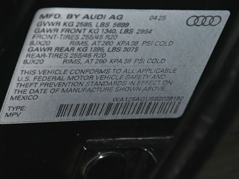 Used 2025 Audi SQ5 Premium Plus w/ Premium Plus Package AWD/4WD image 27