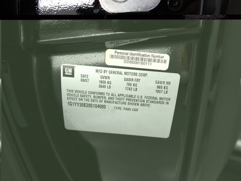Used 2008 Chevrolet Corvette Z06 w/ Preferred Equipment Group RWD image 46
