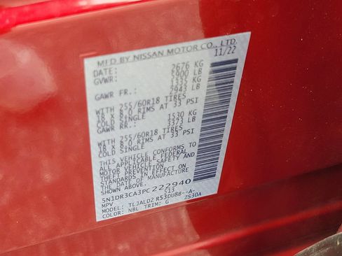 Certified 2023 Nissan Pathfinder SL FWD image 32
