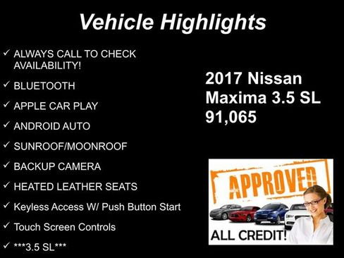 Used 2017 Nissan Maxima 3.5 SL FWD image 9