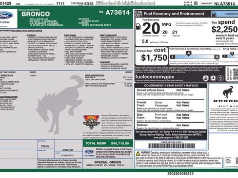 Used 2022 Ford Bronco Big Bend AWD/4WD image 6