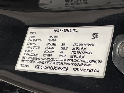 Used 2025 Tesla Model 3 Long Range image 35